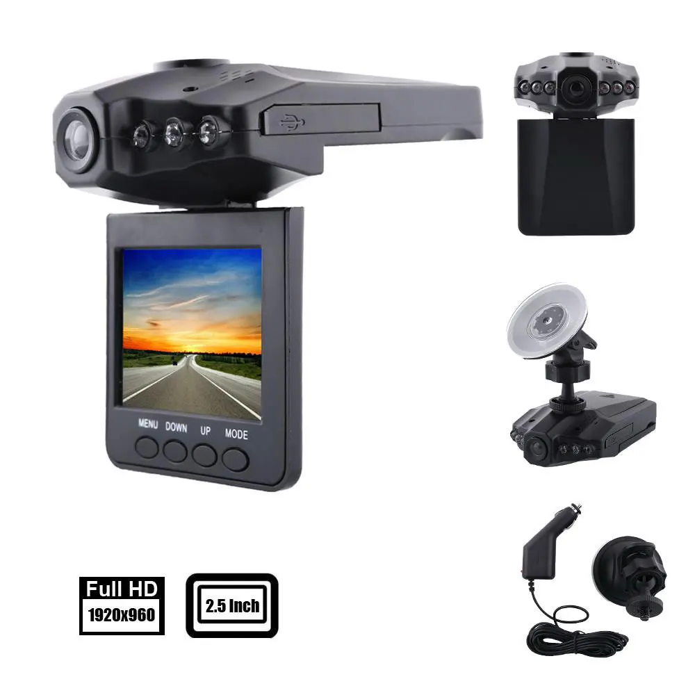 1080P HD 'ƈ 5 ЖК дисплей автомобиля Приборная панель DVR регистраторы авто камера