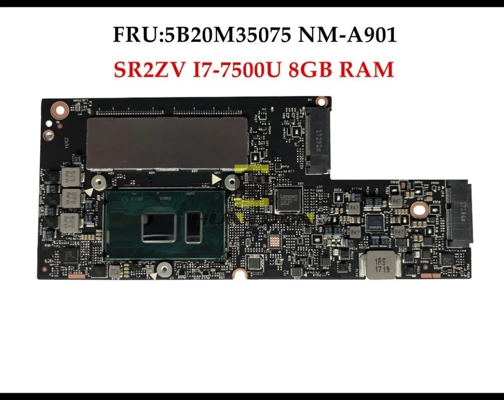 Новая материнская плата CYG50 NM A901 для ноутбука Lenovo Yoga 910 13IKB FRU:5B20M35075 SR2ZV I7 7500U 8GB RAM