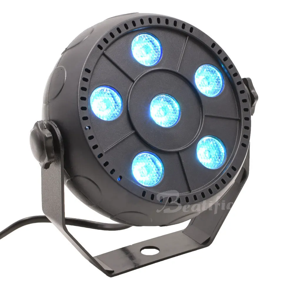 Мини светодиодный LED Par свет RGB мыть стены Эффект диско Dj портативный стробоскопы