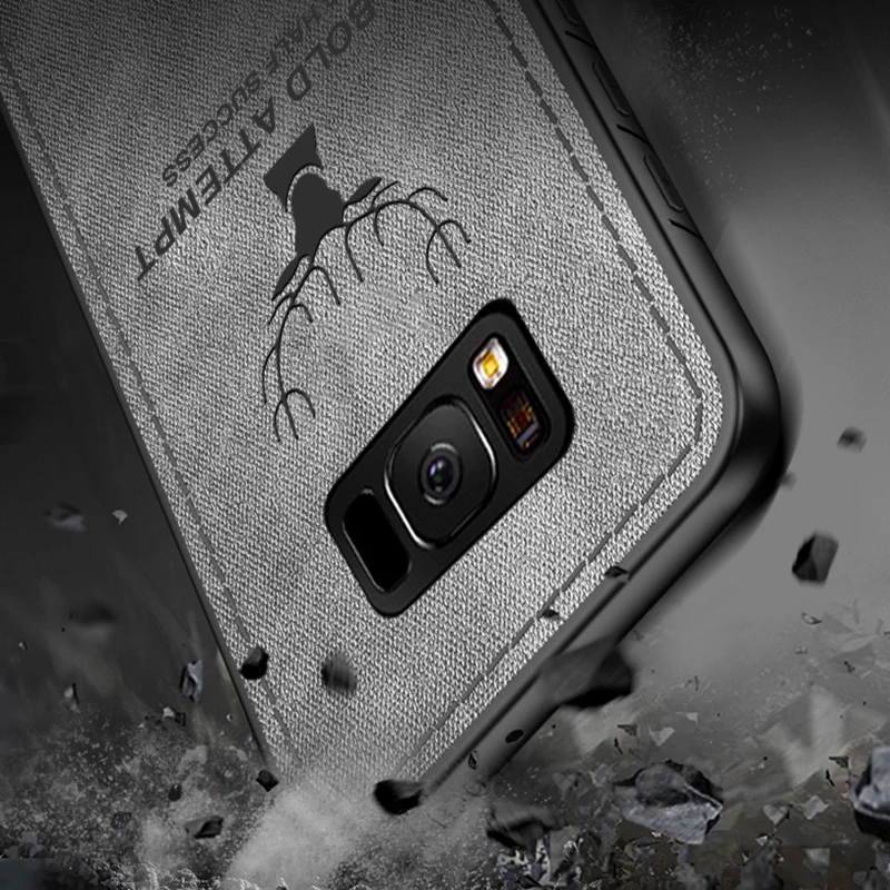 Тканевый чехол для телефона Samsung A50 Мягкая силиконовая задняя крышка Galaxy M30 M20 M10 A30