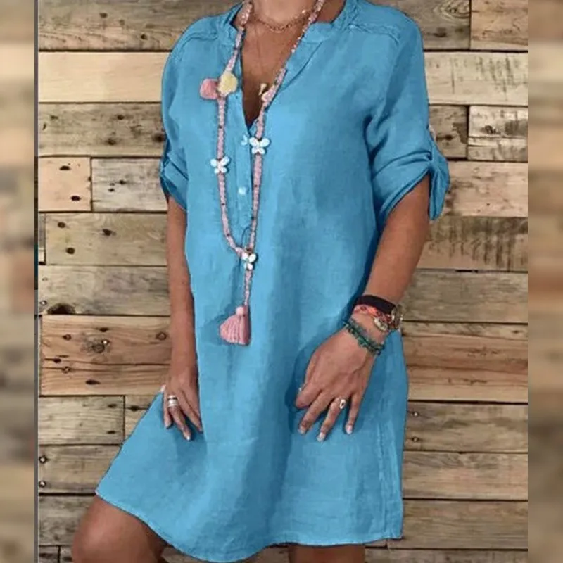 Белое свободное Повседневное платье женское летнее 2019 желтое Макси пляжное плюс