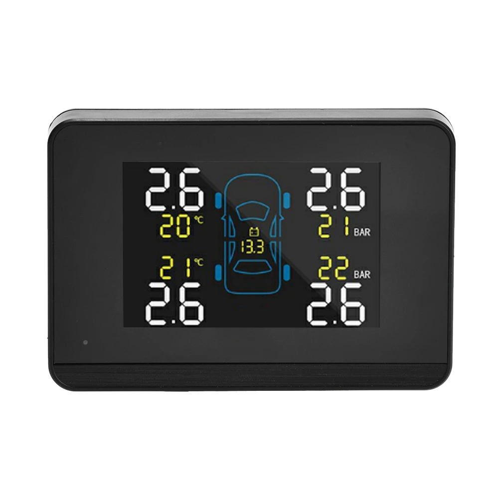 Автомобильная TPMS система контроля давления в шинах LCD прикуриватель USB зарядное