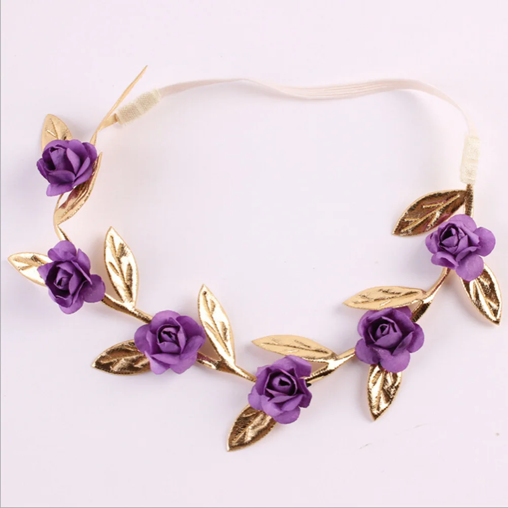 Детская повязка на голову Популярные Эластичные Головные уборы в виде цветка