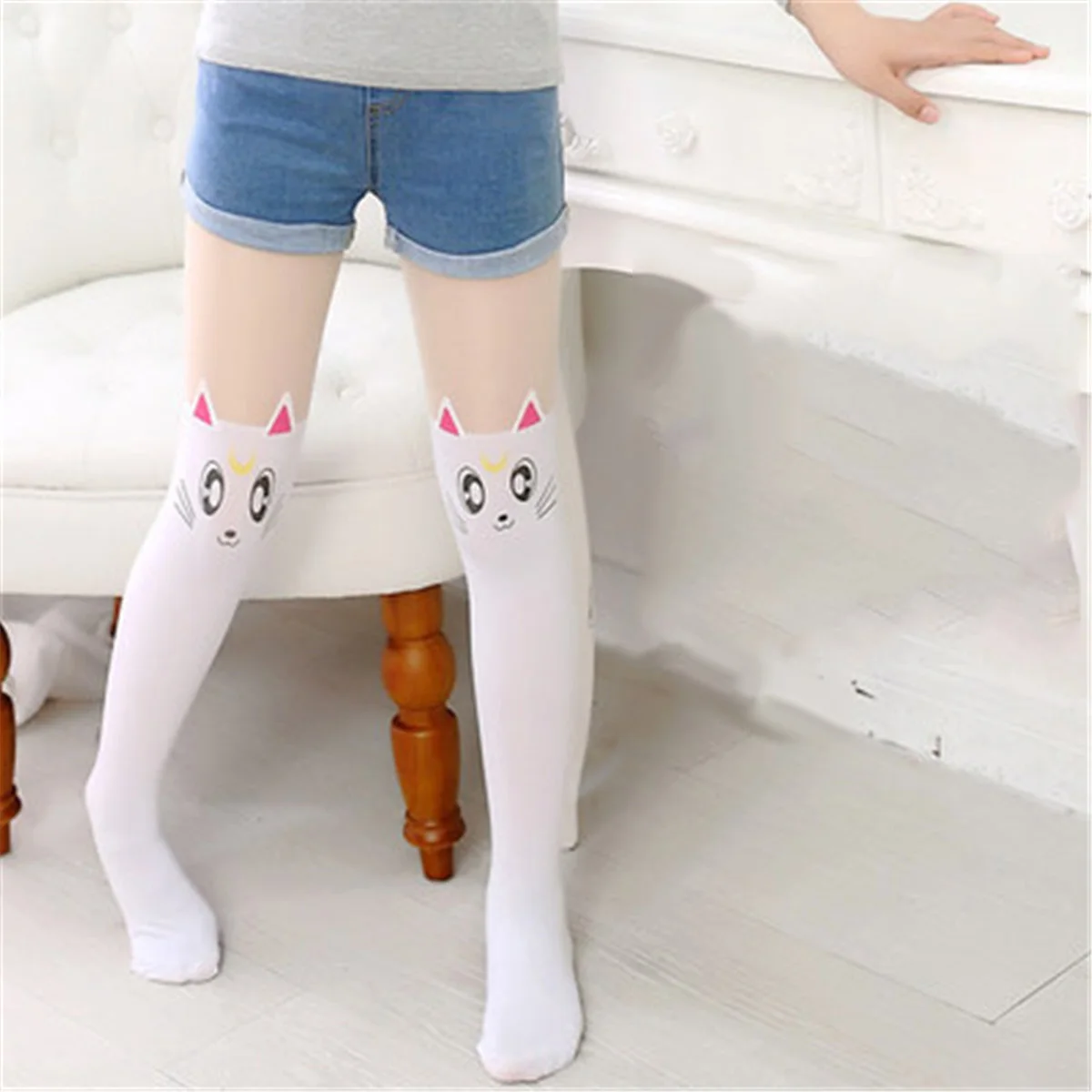 Детские колготки с милым рисунком из мультфильмов 15 стилей Колготки Nolyn тонкие