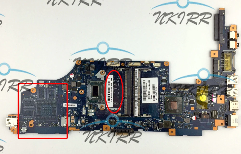 100% рабочая VCUAA LA 9161P K000141040 K000136100 i5 CPU HM77 DDR3 материнская плата для ноутбука Toshiba Satellite