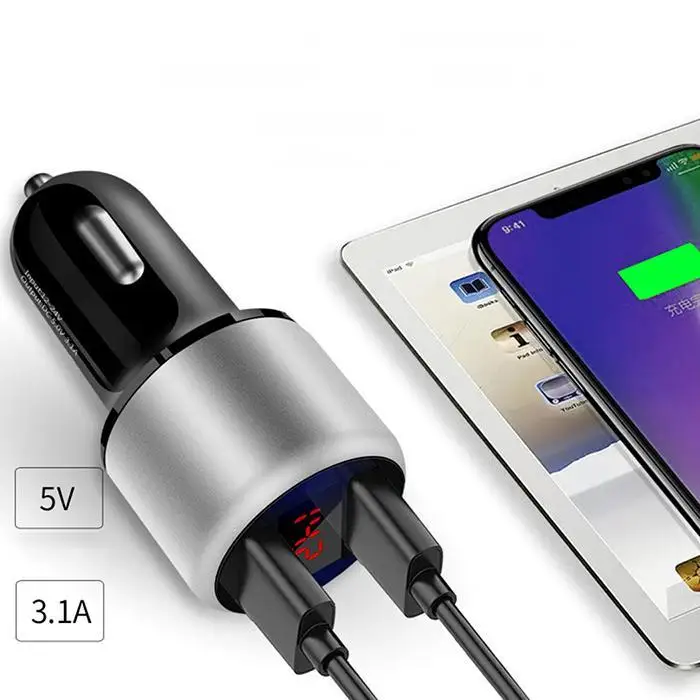 3.1A USB Автомобильное зарядное устройство универсальное интеллектуальное