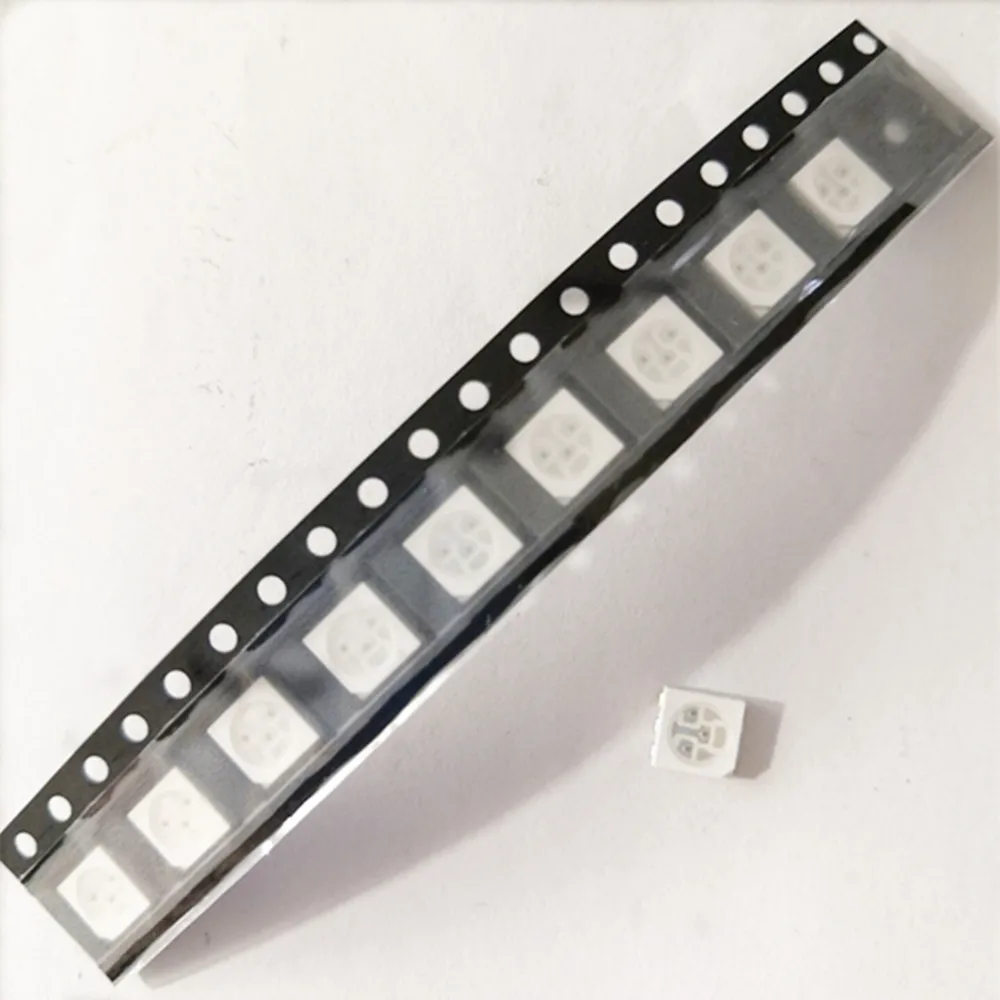 2 шт./лот 5050 SMD 850nm инфракрасный светодиод 3 чипа 12mil для камер видеонаблюдения