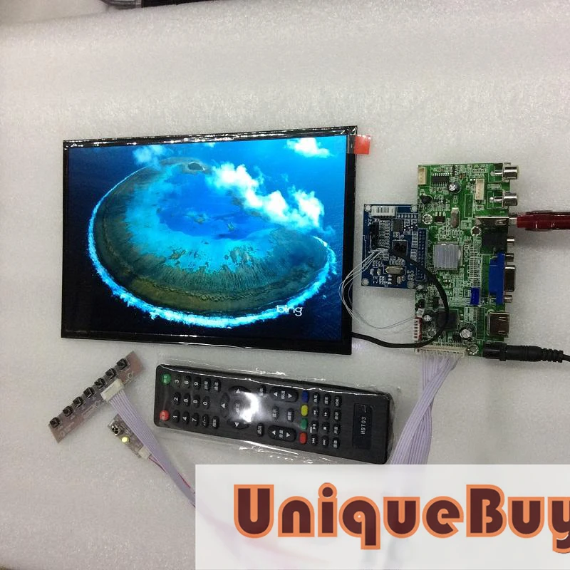 B101UAN01.C для AUO 10 1 дюймов IPS ЖК экран + HDMI VGA AV драйвер платы набор|ЖК-экраны и панели