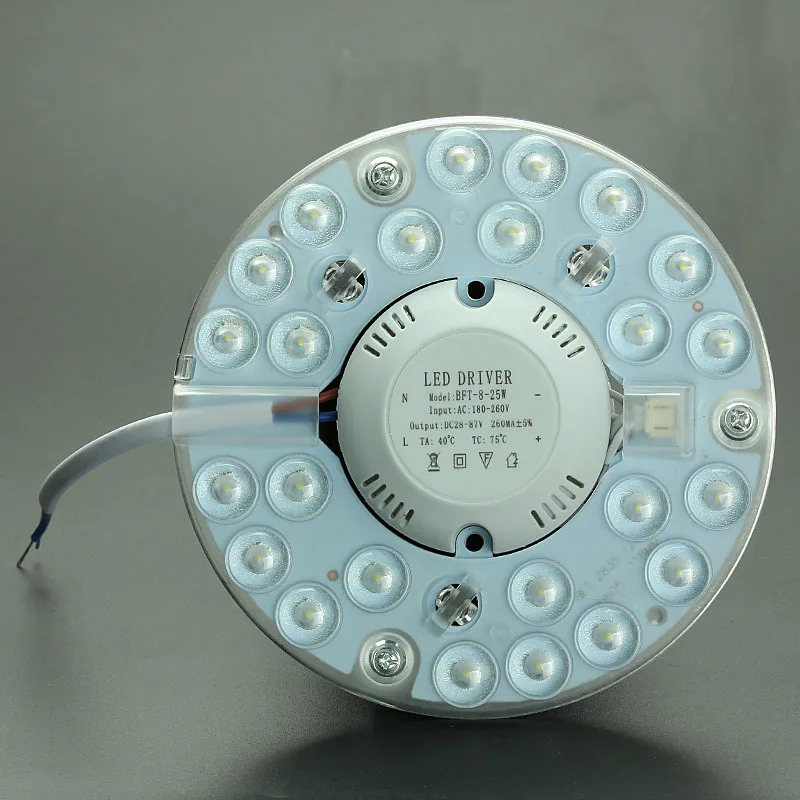 12 Вт 18 24 Круглый PCB панель светодиодной лампы LED круговой люминесцентная лампа