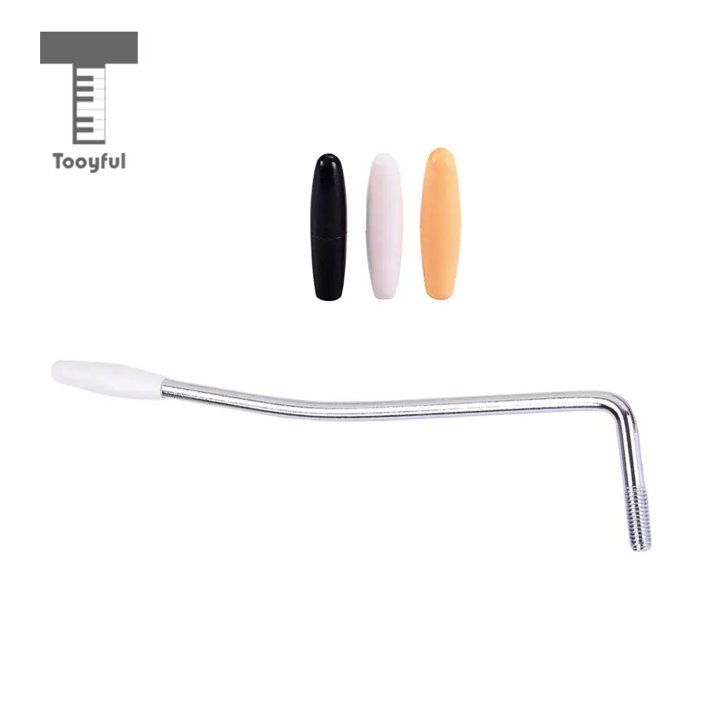 

Chrome 5mm Thread Tremolo Arm Whammy Bar with 3pcs Tips for Strat ST Guitar