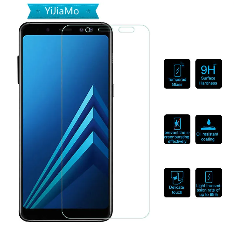 9H защитное закаленное стекло для Samsung Galaxy J3 J4 J5 J6 J7 J8 A8 A6 2018 Защита экрана Plus |