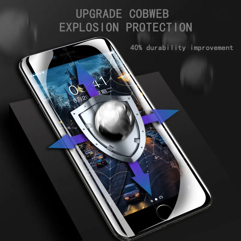 Мягкая Гидрогелевая пленка с полным покрытием для iphone 6 7 8 Plus X 10 Защитная 8X6 6s (не