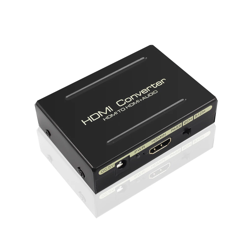Новинка 1080P HDMI преобразователь аудио сплиттер в SPDIF RCA L/R видео экстрактор
