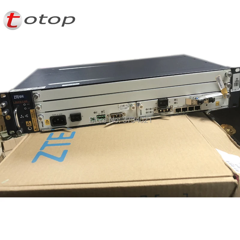 Zte C320 OLT шасси + 1 * SXMA коляски 1G zte AC DC Питание терминал оптической