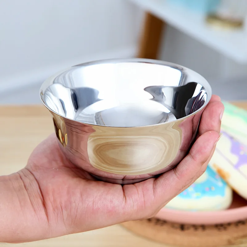 Bowl Stainlesss Steel Anti-hot Double Layer Insulation Vintage Different Hot | Дом и сад