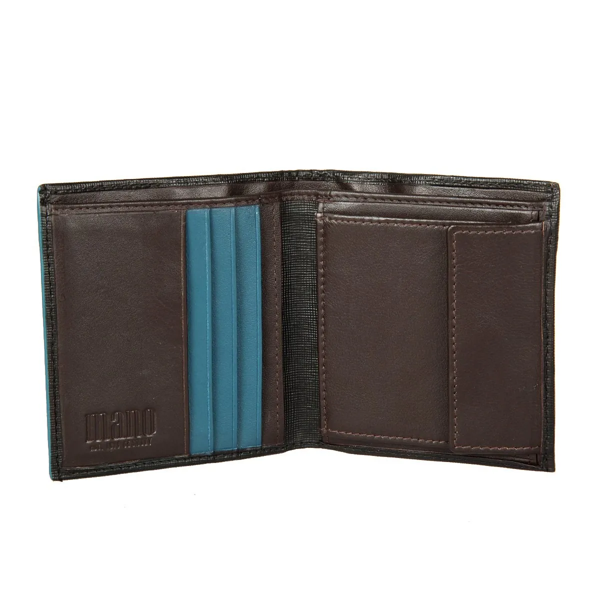 Портмоне Mano 20202 black/brown|Мужские кошельки| |