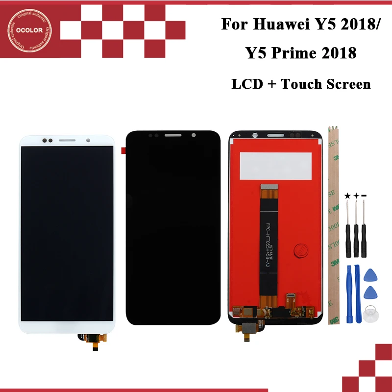 Цветной для Huawei Y5 2018 ЖК дисплей и сенсорный экран 5 45 дюймов аксессуары телефонов