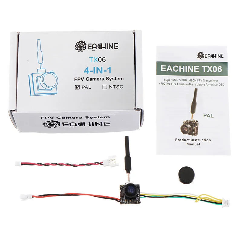 Оригинальная камера Eachine TX06 700TVL FOV 130 градусов 5 8 ГГц 40 каналов Smart Audio Mini FPV AIO
