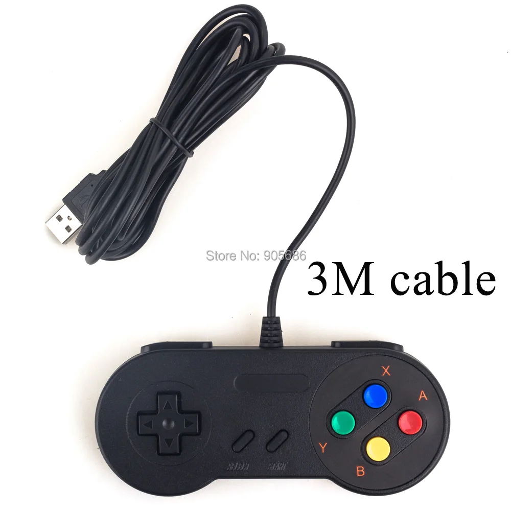 Игровой джойстик Exlene 3M геймпад для Nintendo SNES игровой коврик Windows ПК MAC компьютерное