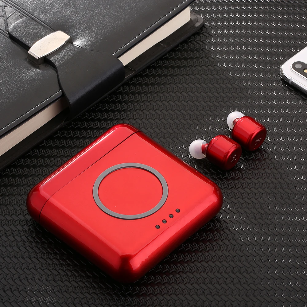 X4T TWS Bluetooth 4 2 наушники в ухо стерео гарнитура музыкальные Поддержка w/ Mic 5200mAh