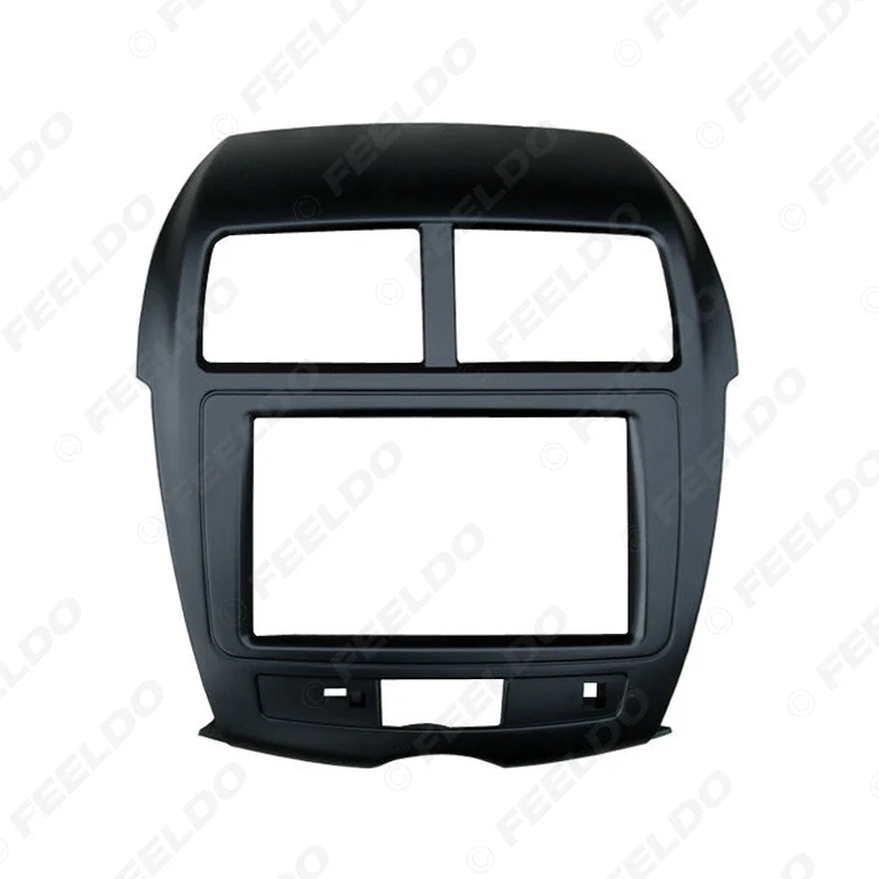 FEELDO автомобильный 2DIN Радио панель фасции арматура рамка для MITSUBISHI ASX CITROEN C4 Aircross