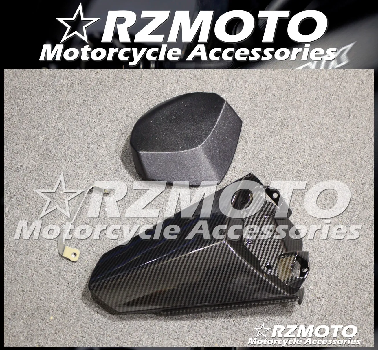 Углеродное волокно краски крышки заднего сиденья обтекатель Fit для YAMAHA YZF R6 2017 2018