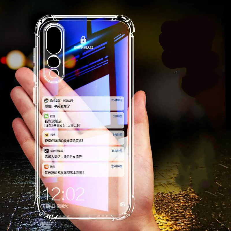 Soft TPU Clear Silicon Case For Huawei On Honor 7C Pro 5.99 7A 5.45'' Y5 Y9 2018 2019 P Smart 2017/2019 Shockproof Anti-Knock |
