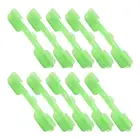 Держатель света с наконечником из АБС-пластика поплавок для ночной рыбалки, 10 шт., световой эффект, аксессуар для рыболовных снастей, светильник жим для приманки, держатель для карт