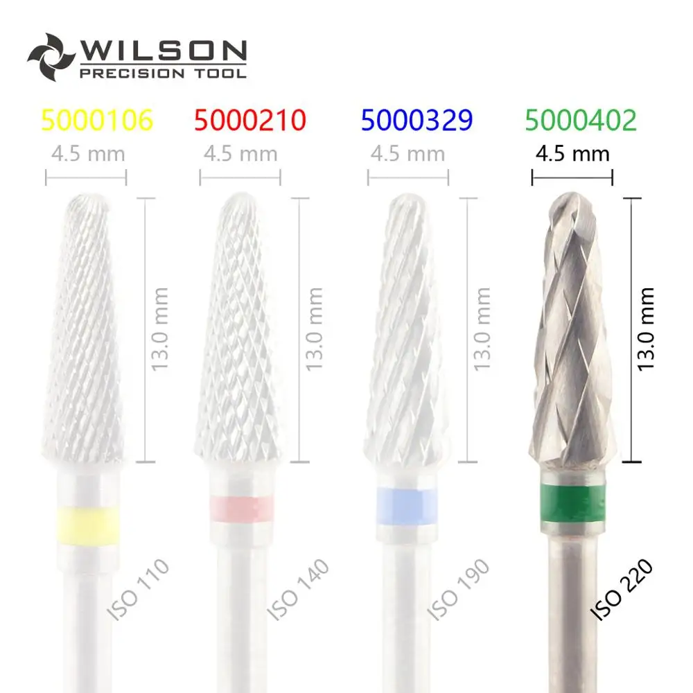 Коническая форма ISO 200 045-поперечная резка-HP WILSON вольфрамовый Карбид