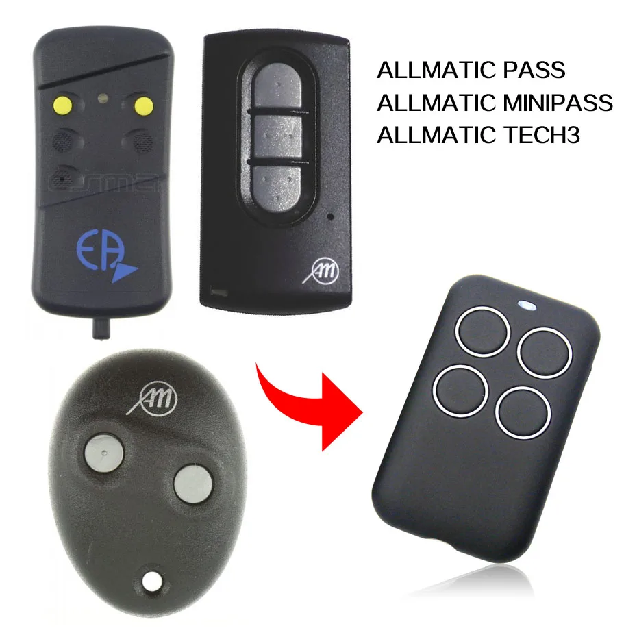 

Пульт дистанционного управления Allmatic MINIPASS TECH3, 433 МГц