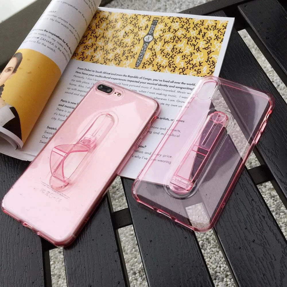 Чехол KISSCASE с кольцом-держателем для Xiaomi Mi A2 A1 Redmi 6 6A Pro 5A 5 Plus мягкий ТПУ Прозрачный