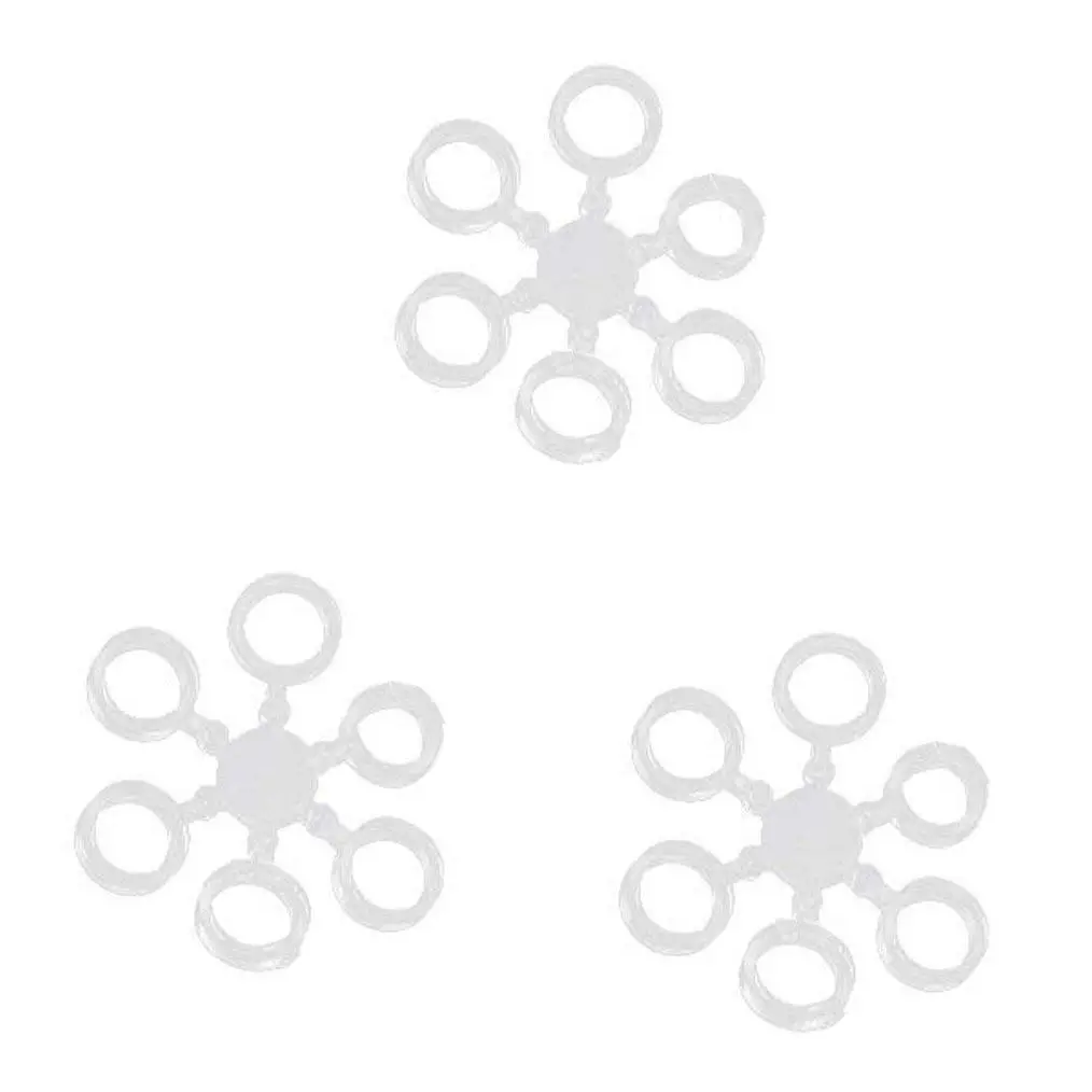 SEWS 600Pcs/100 набор латексных прозрачных полос гранул 10 мм подходит для грубой