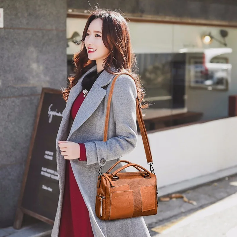 Женские маленькие кожаные сумки высокое качество Bolsa Feminina через плечо для женщин