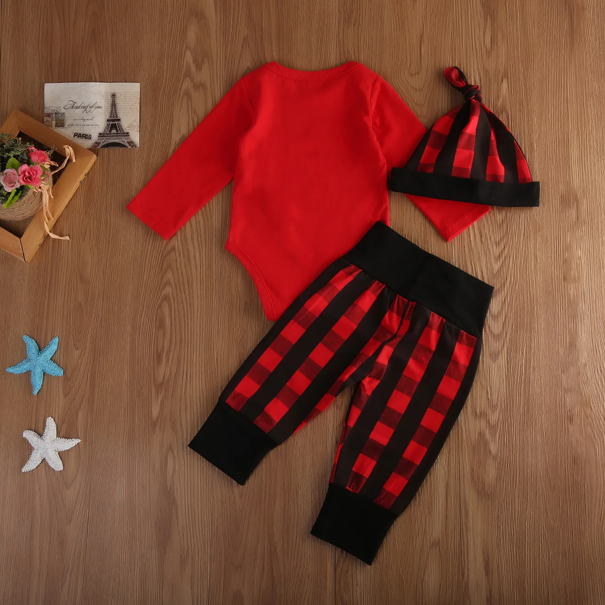 Комплект одежды Emmababy из 3 предметов для новорожденных детей комбинезон маленьких