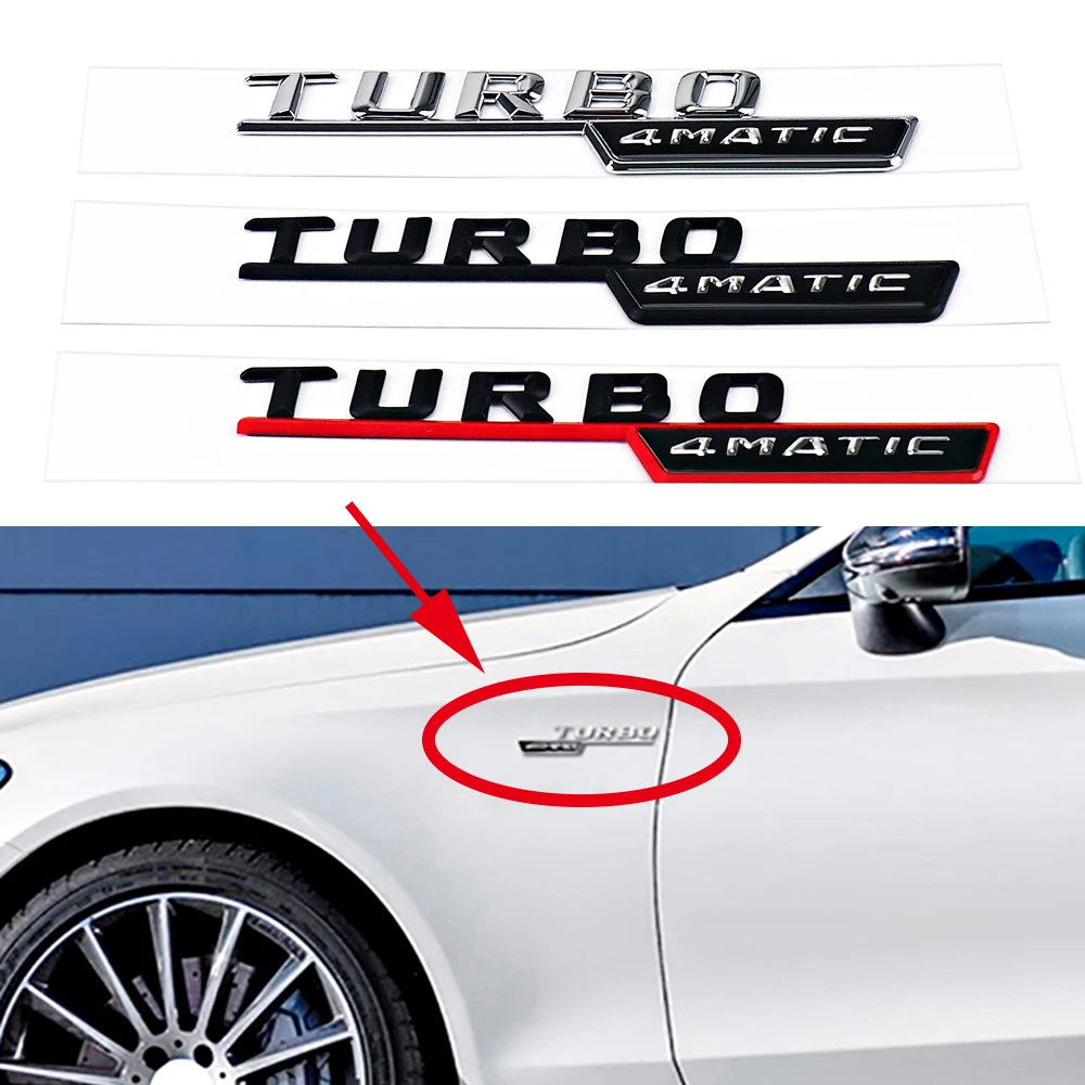 2xturbo 4matic для Mercedes Benz AMG W203 W211 W204 W220 W176 W213 CLA GLA эмблема значок наклейка на багажник