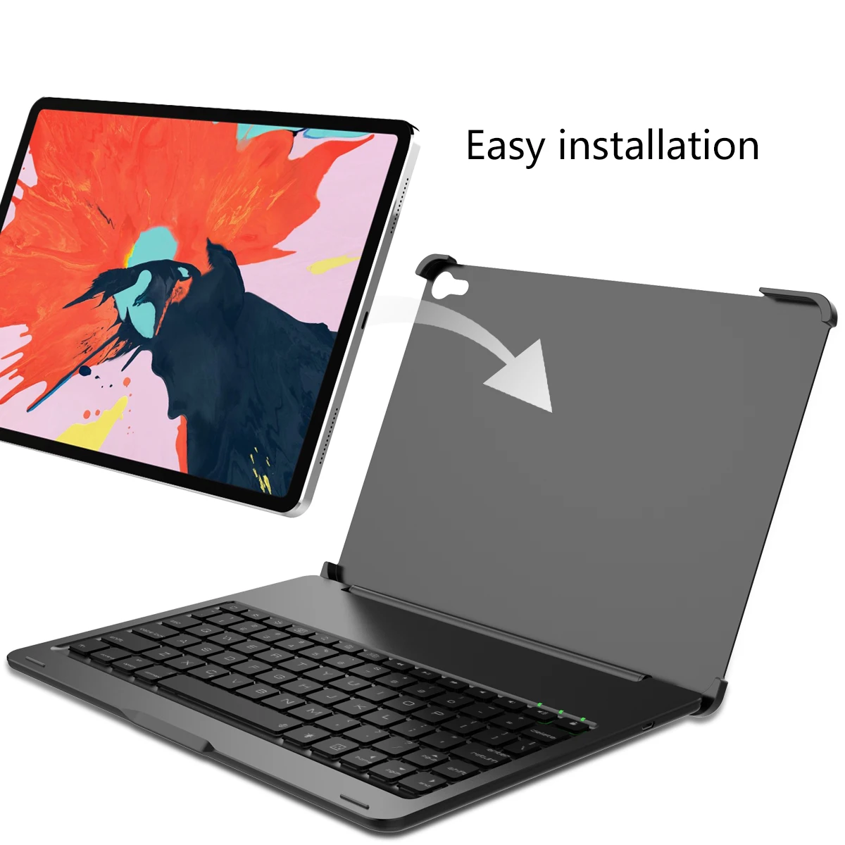 Для iPad pro 11 дюймов 2018 чехол для ноутбука дизайн Алюминиевый сплав подсветка США