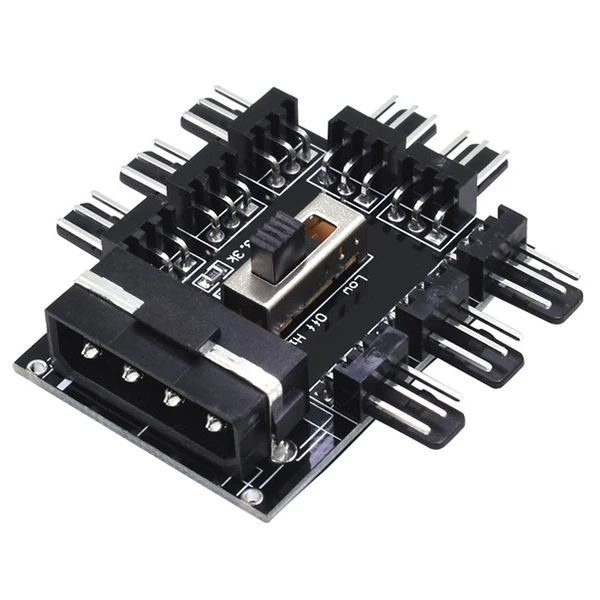PPYY новый PC 1 до 8 4Pin Molex кулер охлаждающий вентилятор концентратор сплиттер кабель