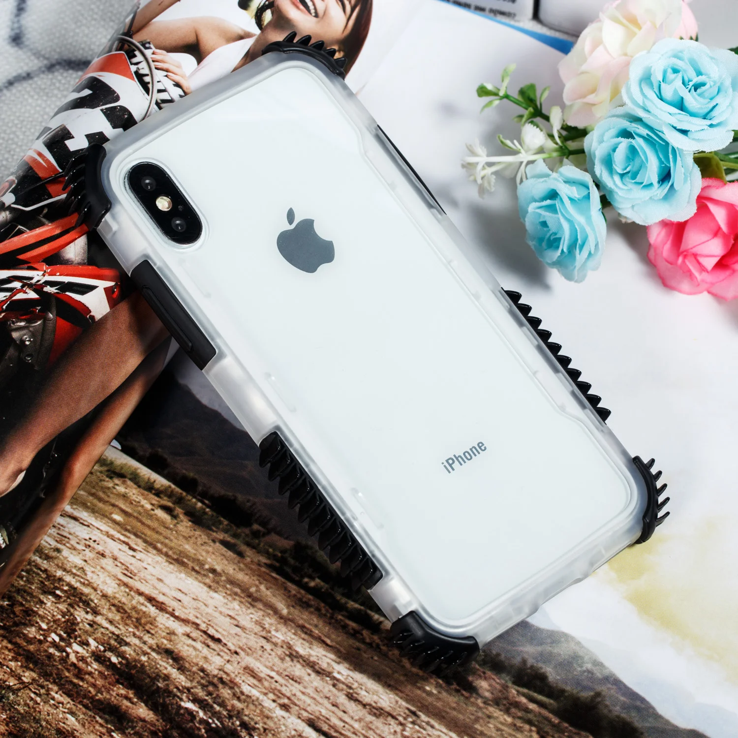 KISSCASE прозрачный чехол с полной защитой для iPhone 8 7 6 6s Plus противоударный XS Max XR X S