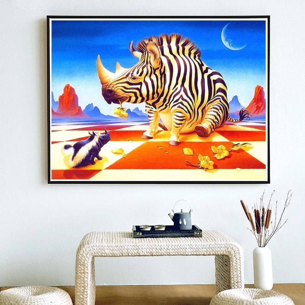 Evershine 5D Алмазная мозаика полный дисплей животные DIY вышивка продажа стразы для