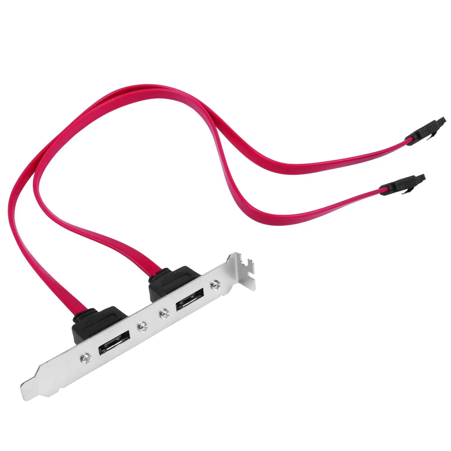 2 eSATA + 4 Pin держатель с питанием Порты и разъёмы девушки SATA кабель|Кабели| |