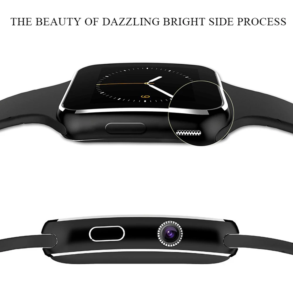 Новые смарт часы X6 с сенсорным экраном камеры поддержка sim карты TF Bluetooth умные для
