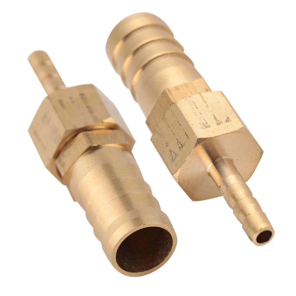 2 шт. 4 12 мм латунный фитинг шланга хвостовый редуктор Соединительный