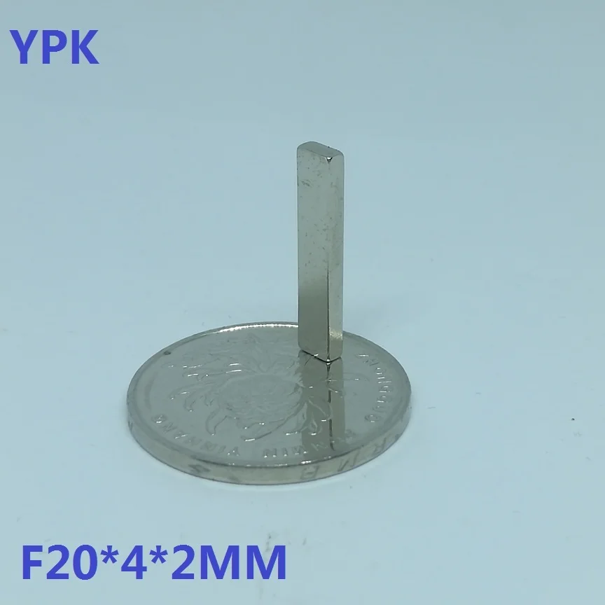 20 шт./лот N35 прямоугольные магниты f 20x4x2 супер сильный мм неодимовый магнит 20*4*2 x 4