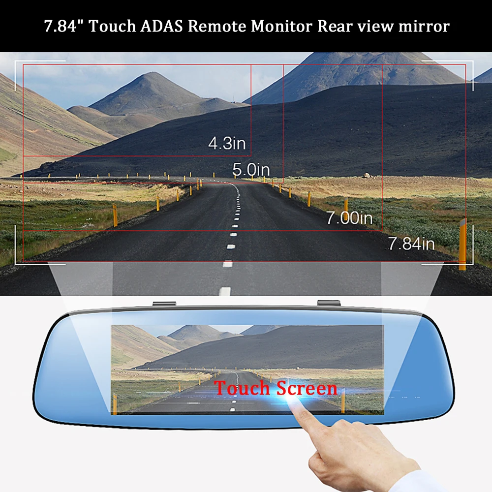Автомобильный видеорегистратор 4G Wi-Fi зеркальная камера Full HD 1080P Android 5 0 GPS Navi