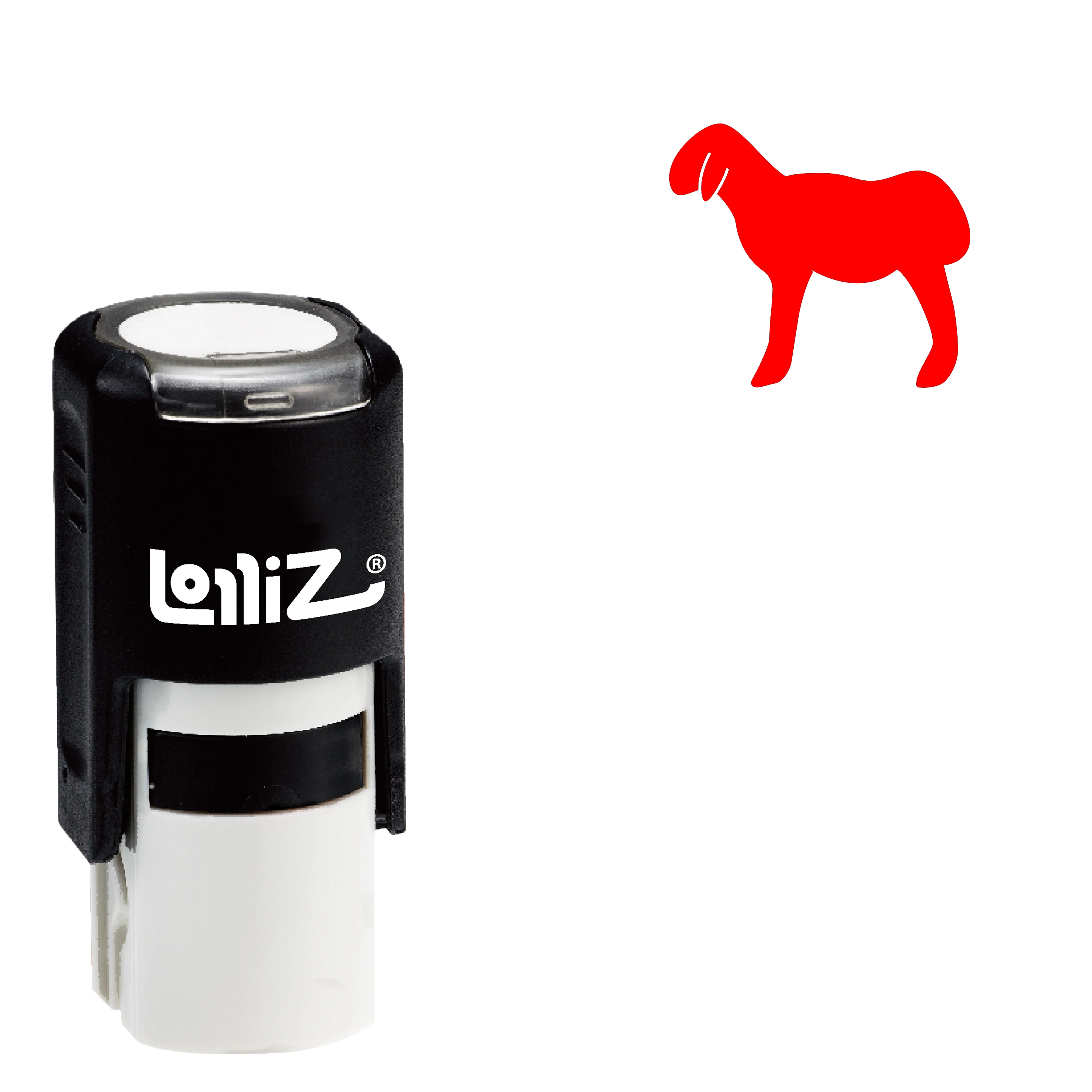 

LolliZ Solid Animal Symbol Series Design #26 Self-Inking Rubber Stamp