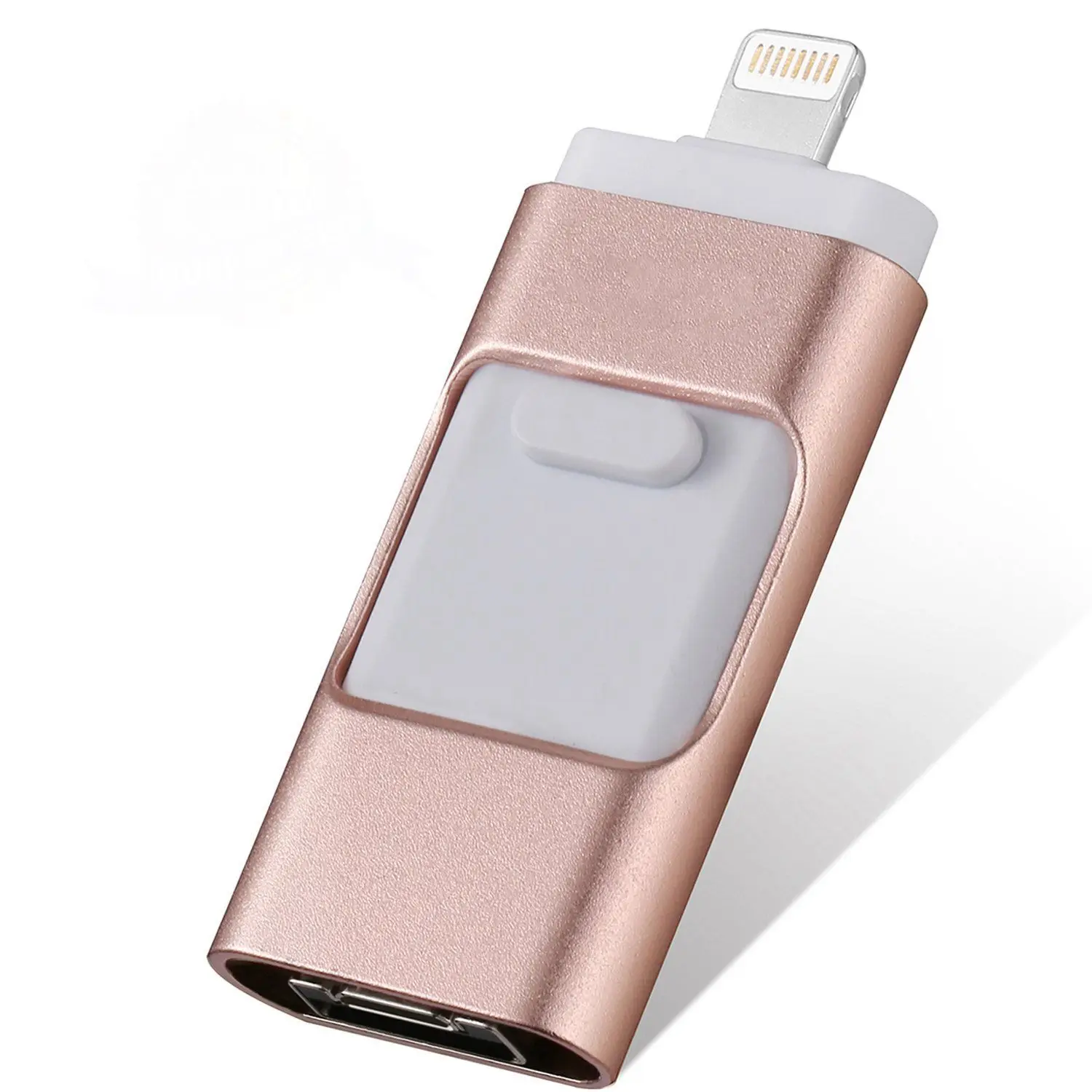 OTG USB Flash Drive For Apple iPhone iPad iPod Mobile Disk Business Stick Pen Drive(Rose Gold ) | Компьютеры и офис