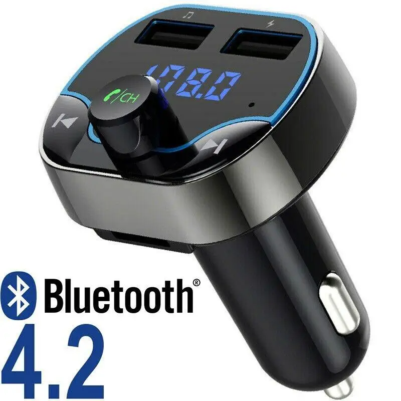 Передатчик Aux модулятор Bluetooth Handsfree Car Kit автомобильный аудио mp3 плеер с 3.1A Быстрая