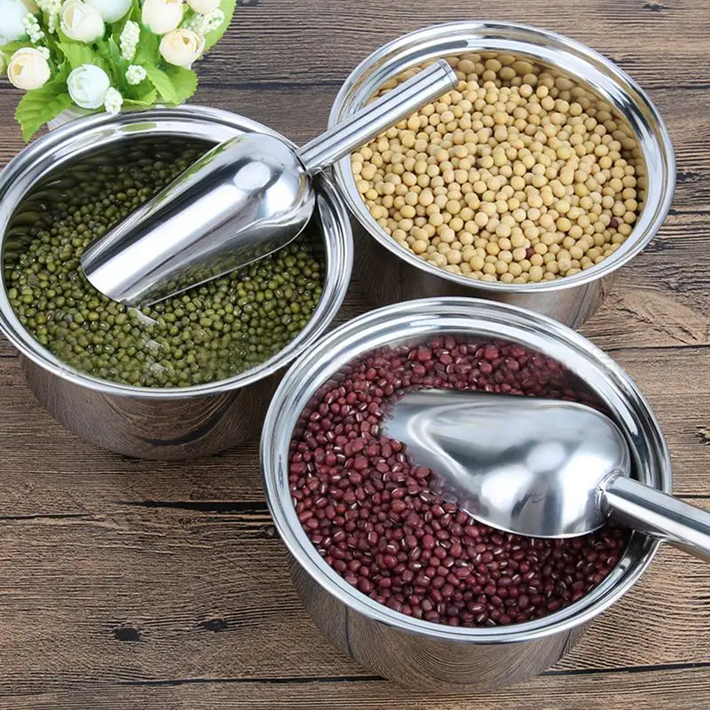 Лопата из нержавеющей стали многофункциональная лопата для зерен и продуктов