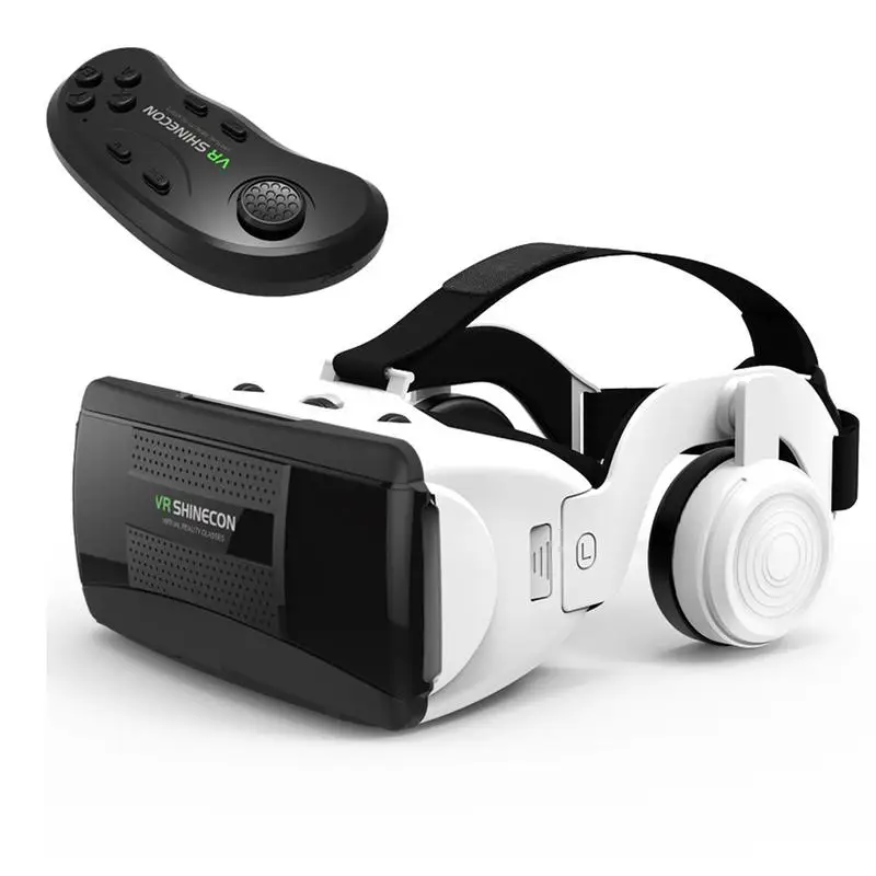 VR гарнитура с пультом дистанционного управления стерео наушники Hifi Гарнитура 3D