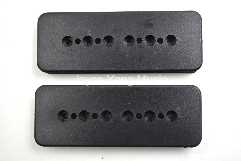 Niko 8 шт. черная электрическая гитара P90 Soapbar Humbucker Pickup Slug Bobbin 50/52 мм Чехлы